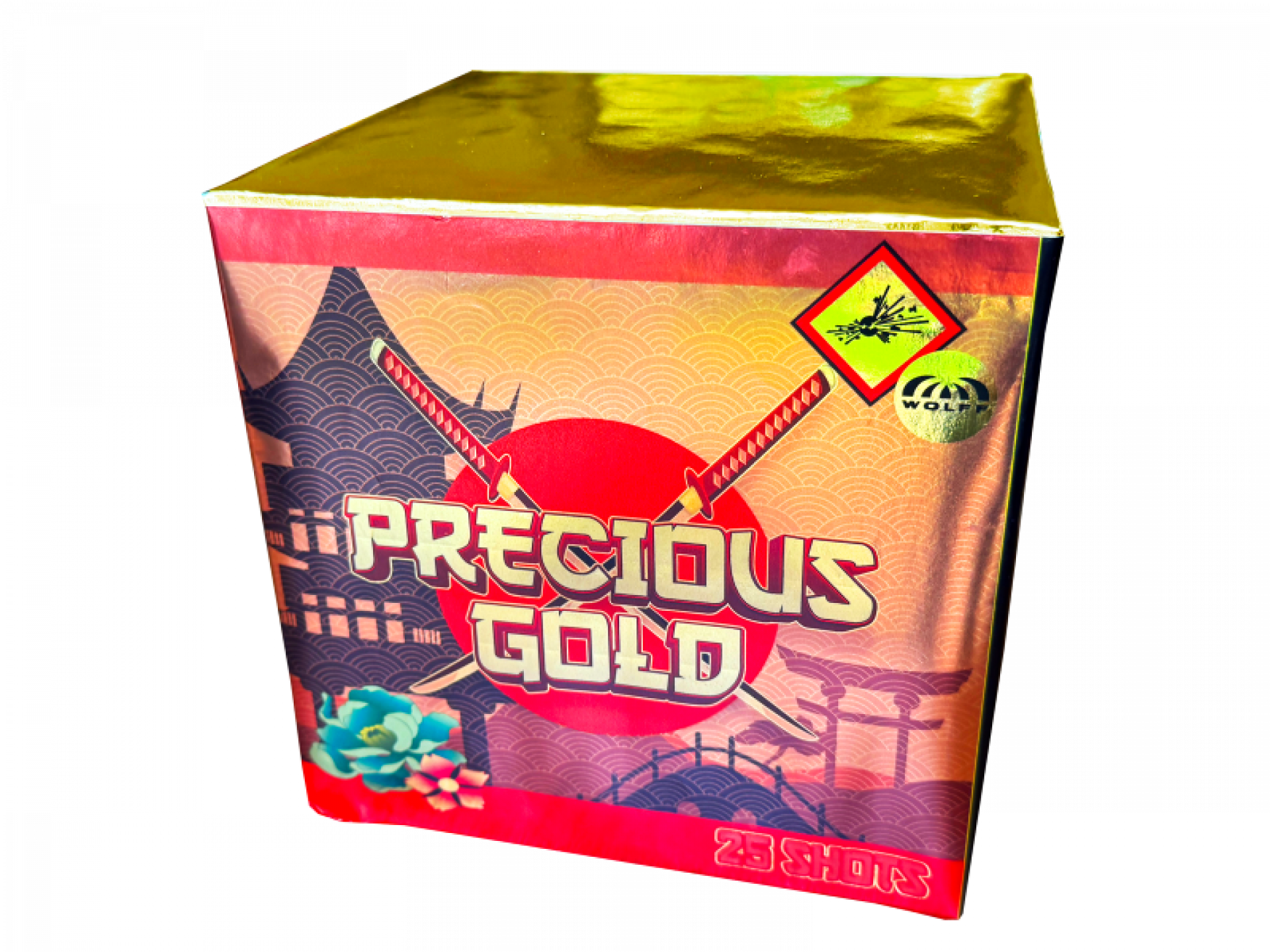 Wolff Precious Gold  25 Schuss Feuerwerk-Batterie   