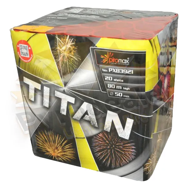 Piromax  PXB3921 Titan, 20 Schuss 50mm, F3 Feuerwerk