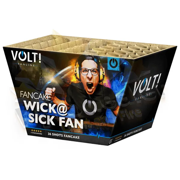VOLT! Wick@ Sick Fan, 36 Schuss Batterie