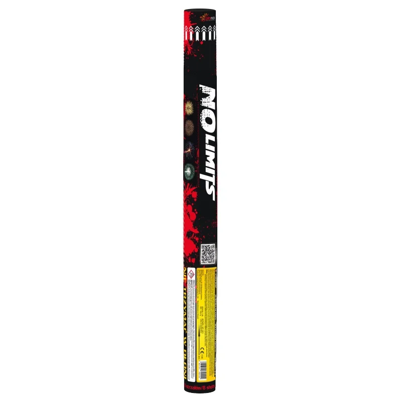 Piromax - PXO314 - No Limits, 8 Schuss Bombenrohr 30mm, F3