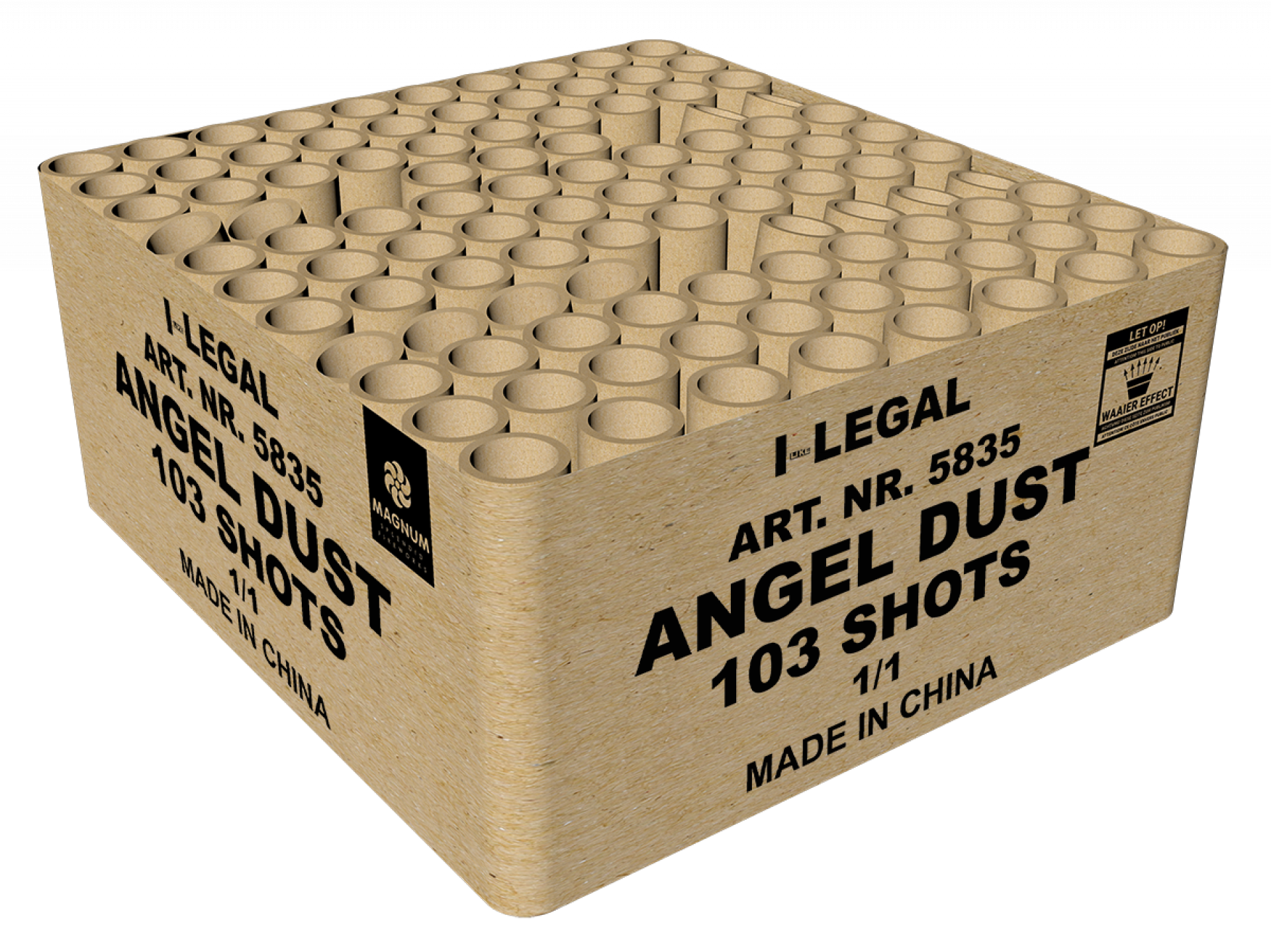 Magnum Angel Dust, 103 Schuss Feuerwerksbatterie, F2