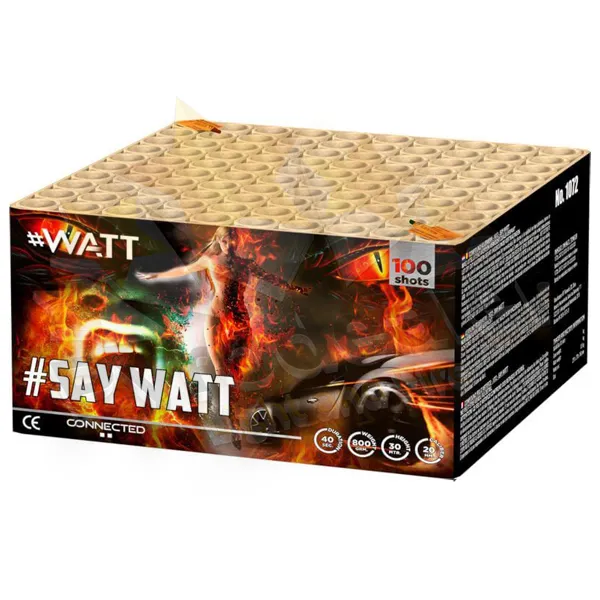 VOLT! #WATT - Say Watt, 100 Schuss Feuerwerk-Batterie