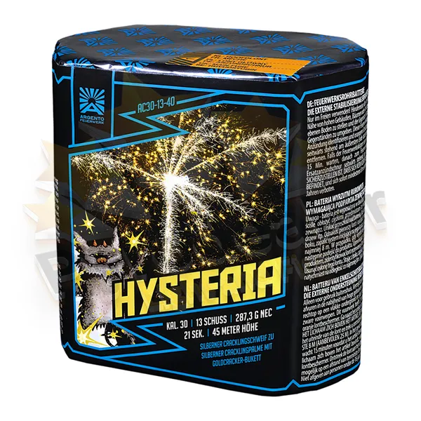 Argento Hysteria AC30-13-40,  Cracker-Palme mit Goldcrackern