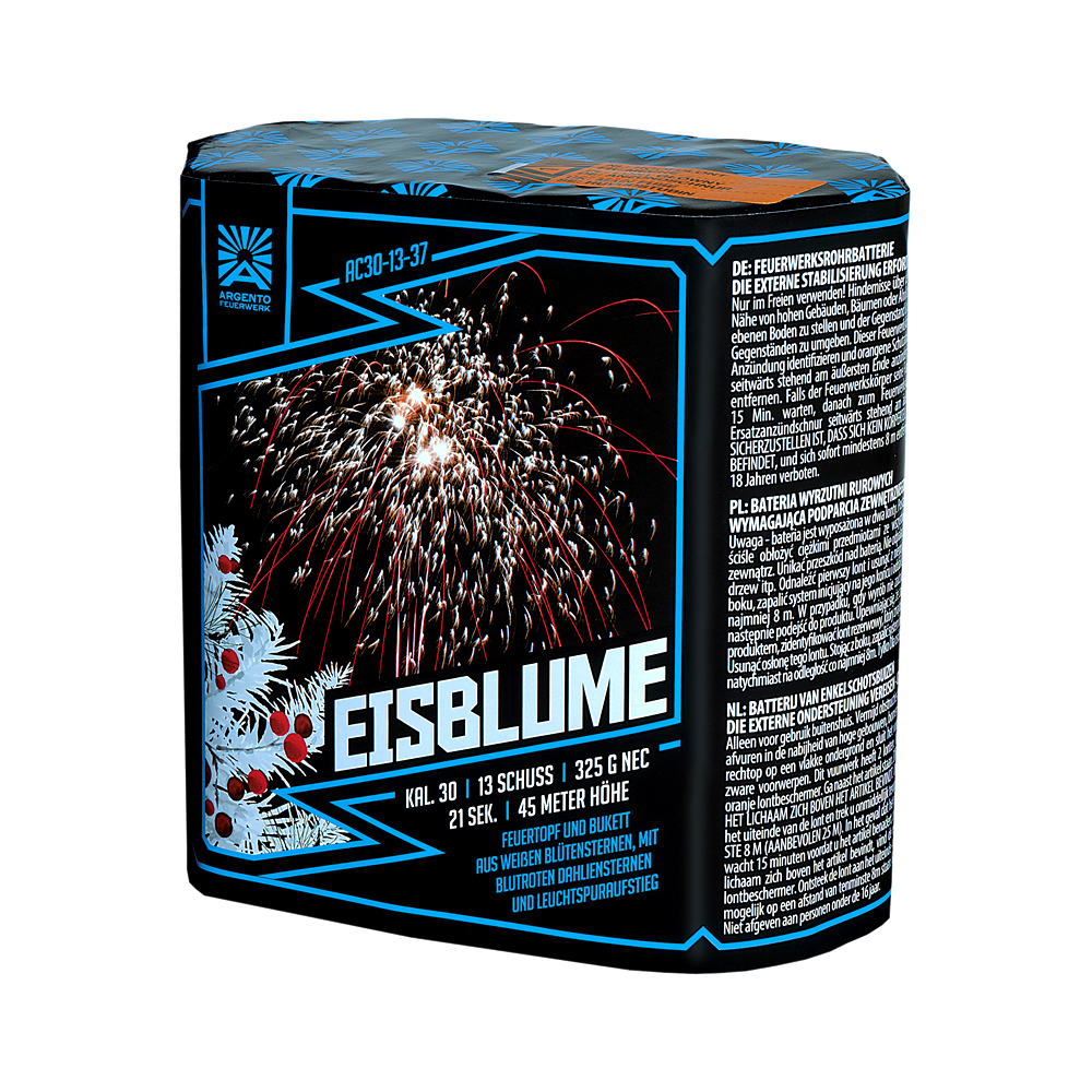 Argento Eisblume, 13 Schuss Feuerwerk-Batterie
