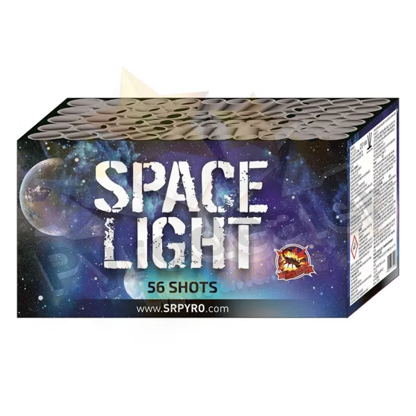 SRPYRO SPACE LIGHT 56 SCHUSS Mega Feuerwerk F3