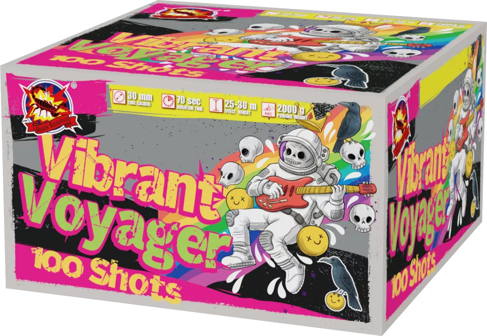 SRPYRO  Vibrant Voyager, Mega 100 Schuss Verbund