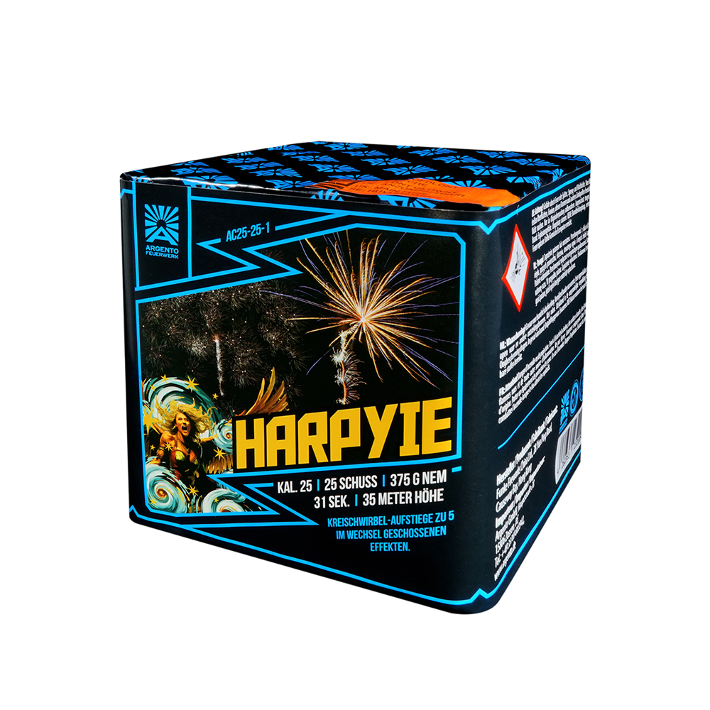 Argento Harpyie, 25 Schuss Feuerwerks-Batterie F2