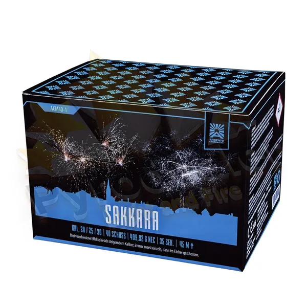 Argento Sakkara, 40 Schuss Feuerwerk-Batterie