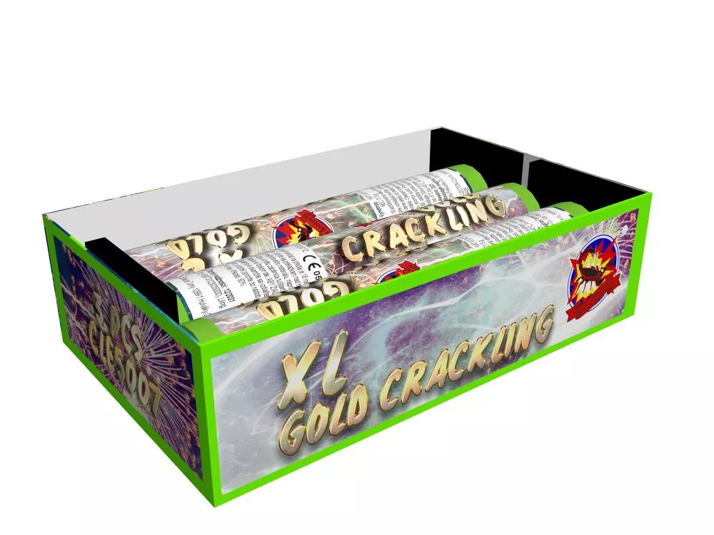 SRPYRO XL Gold-crackling Bombenrohre