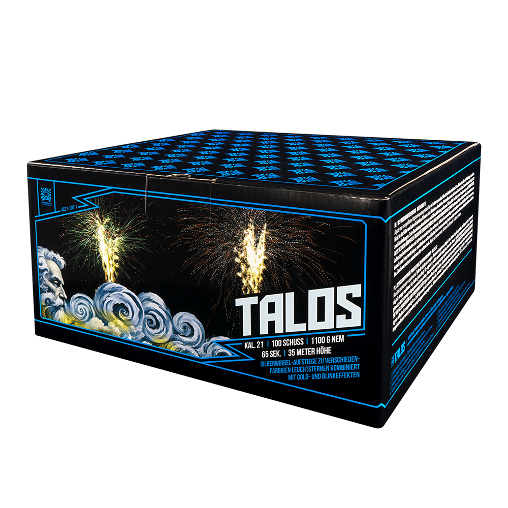 Argento Talos, 100 Schuss Verbundfeuerwerk F2, Kal.21mm
