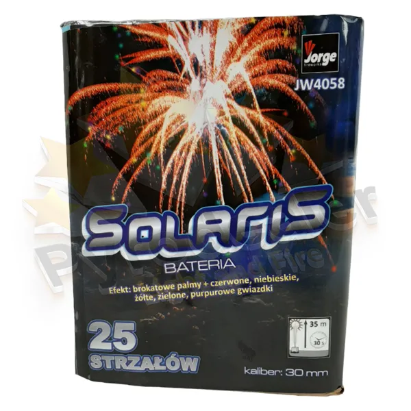 Jorge JW4058 Solaris, 25 Schuss Feuerwerk-Batterie