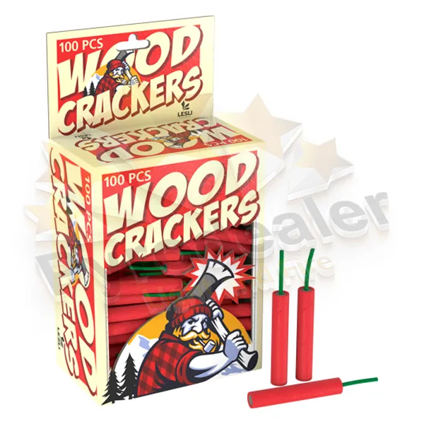 Lesli Woodcrackers, 100 Stück kleine Cracklingstäbchen