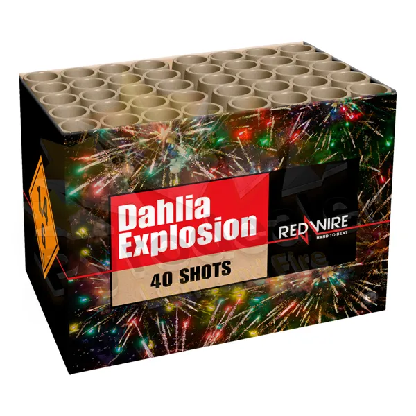 Lesli Dahlia Explosion, 40 Schuss Feuerwerk-Batterie