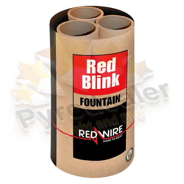 Lesli Red Blink, Red Wire Blink-Fontäne von 45 Sekunden