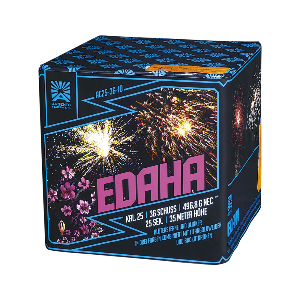 Argento Edaha, AC25-36-10, 36 Schuss Feuerwerk-Batterie
