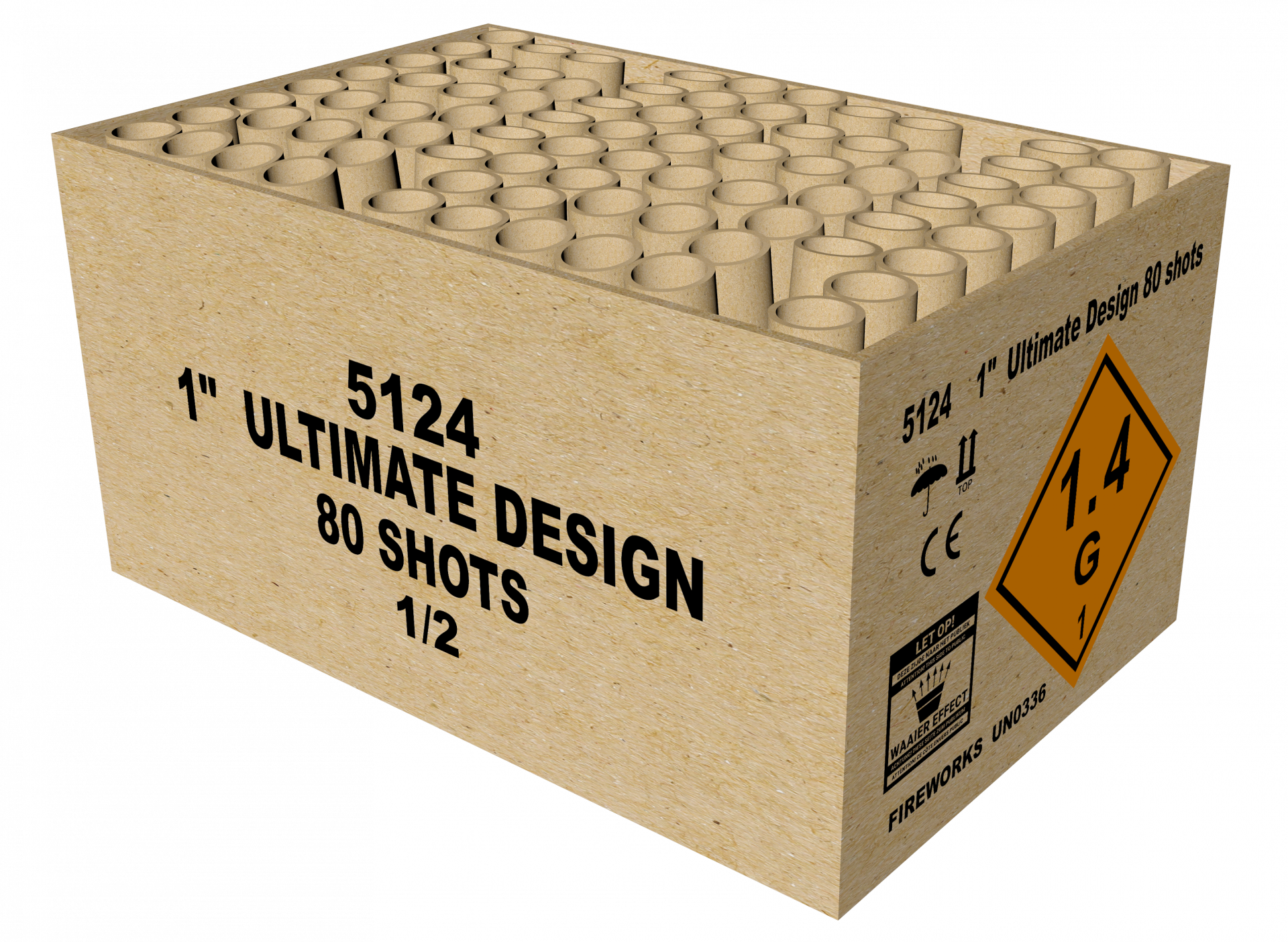 Magnum Ultimate Design, 80 Schuss Feuerwerksverbund, F2