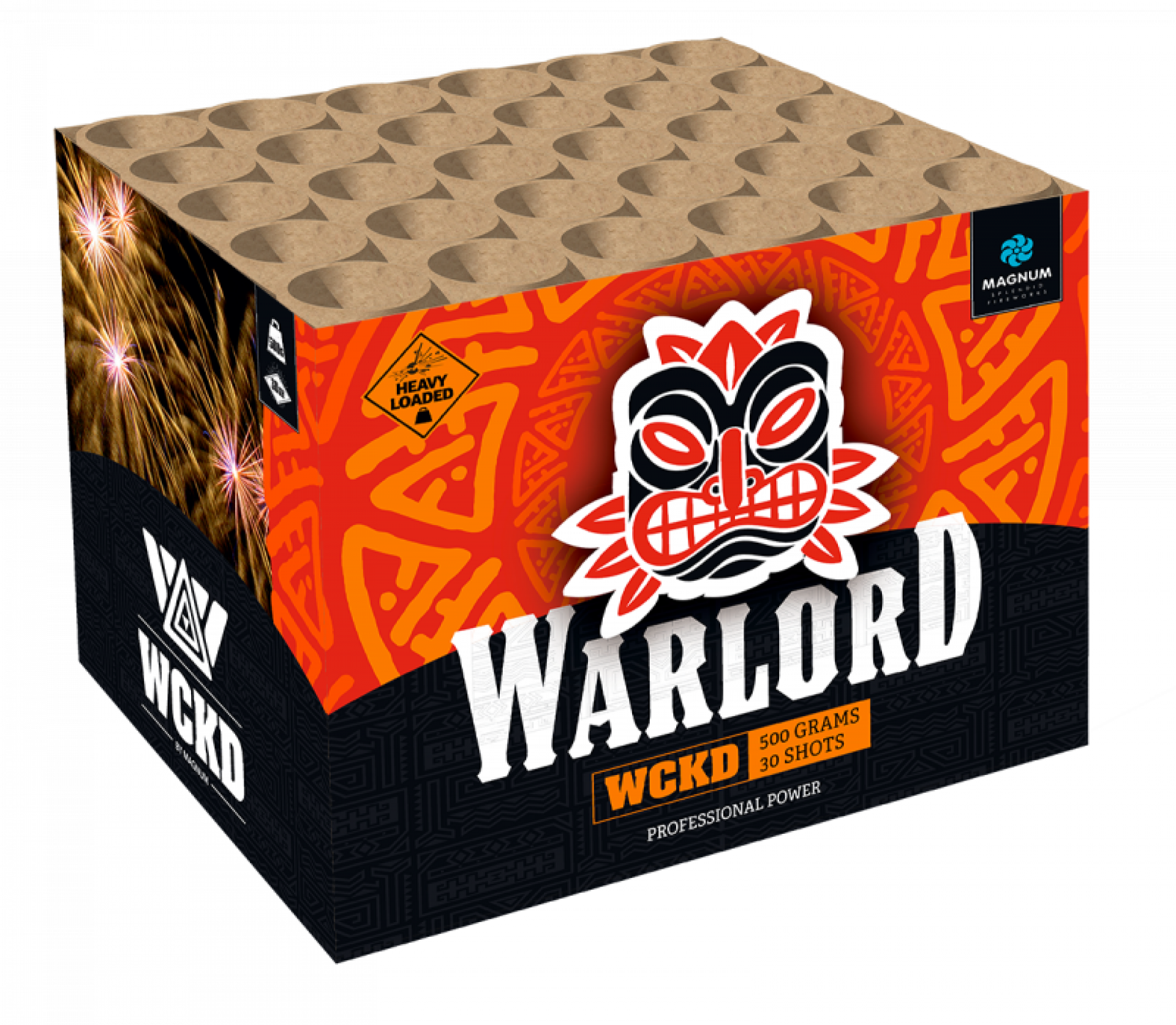 Magnum WCKD Warlord, 30 Schuss Feuerwerksbatterie, F2