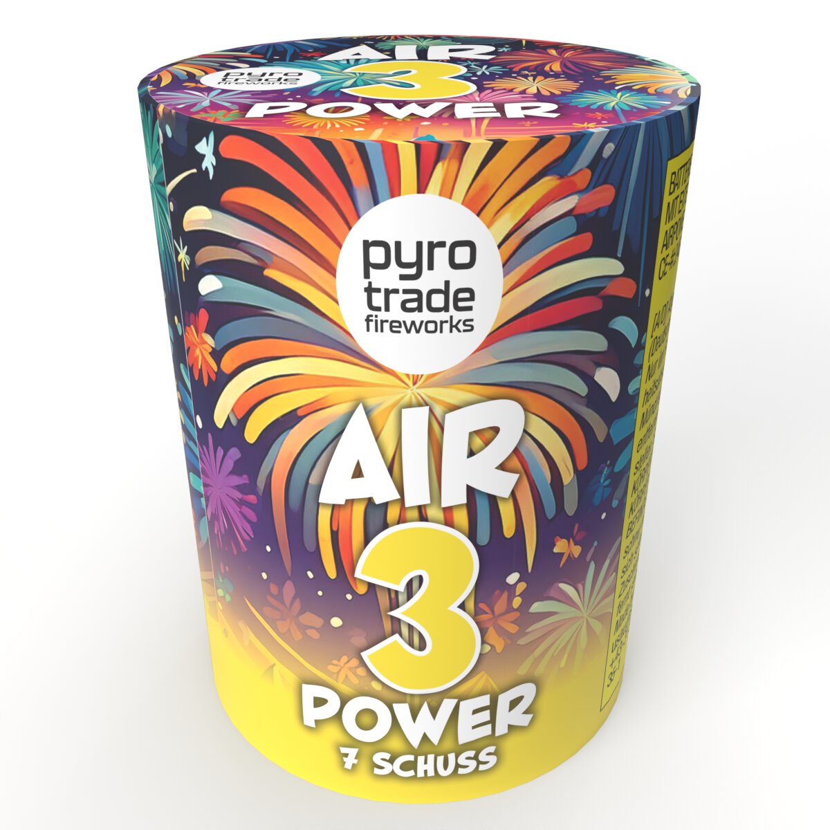 Pyrotrade Airpower 3, 7 Schuss Feuerwerksbatterie in F2 