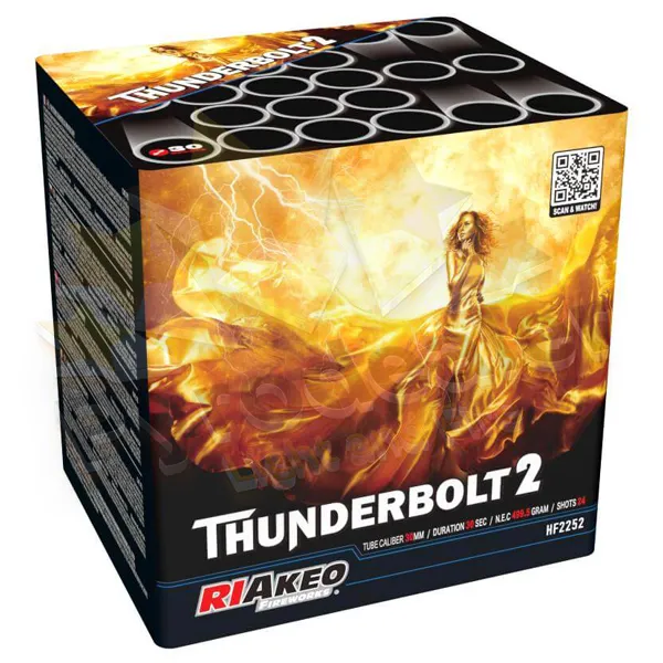 Riakeo Thunderbolt 2, Z-Fächer Goldweiden, 500g Batterie