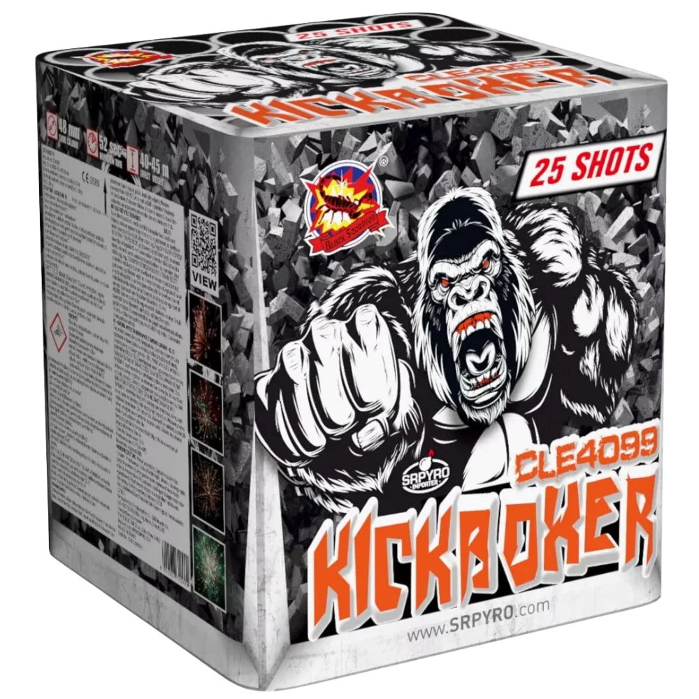 SRPYRO Kickboxer 25 Schuss Batterie 50mm 