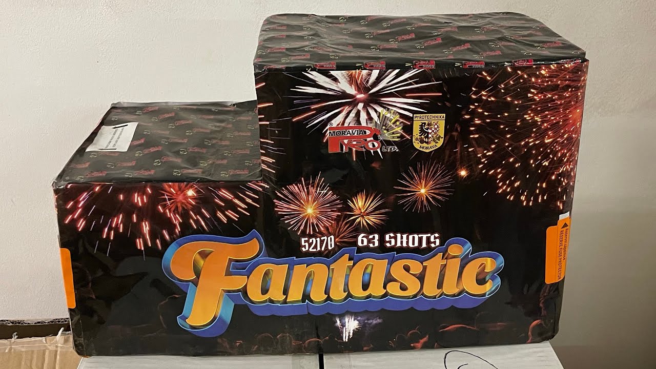 Pyro Moravia - Fantastic, 3-Stufen Feuerwerksbatterie in F3
