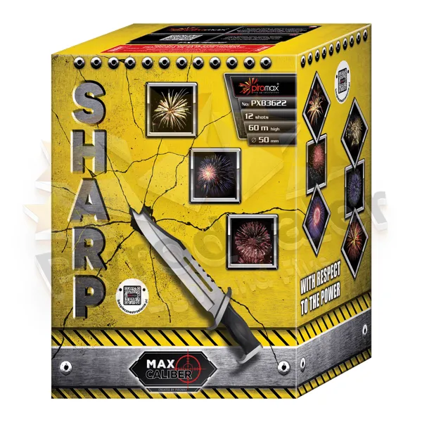 Piromax PXB3622 Sharp 12 Schuss F3 Feuerwerk-Batterie