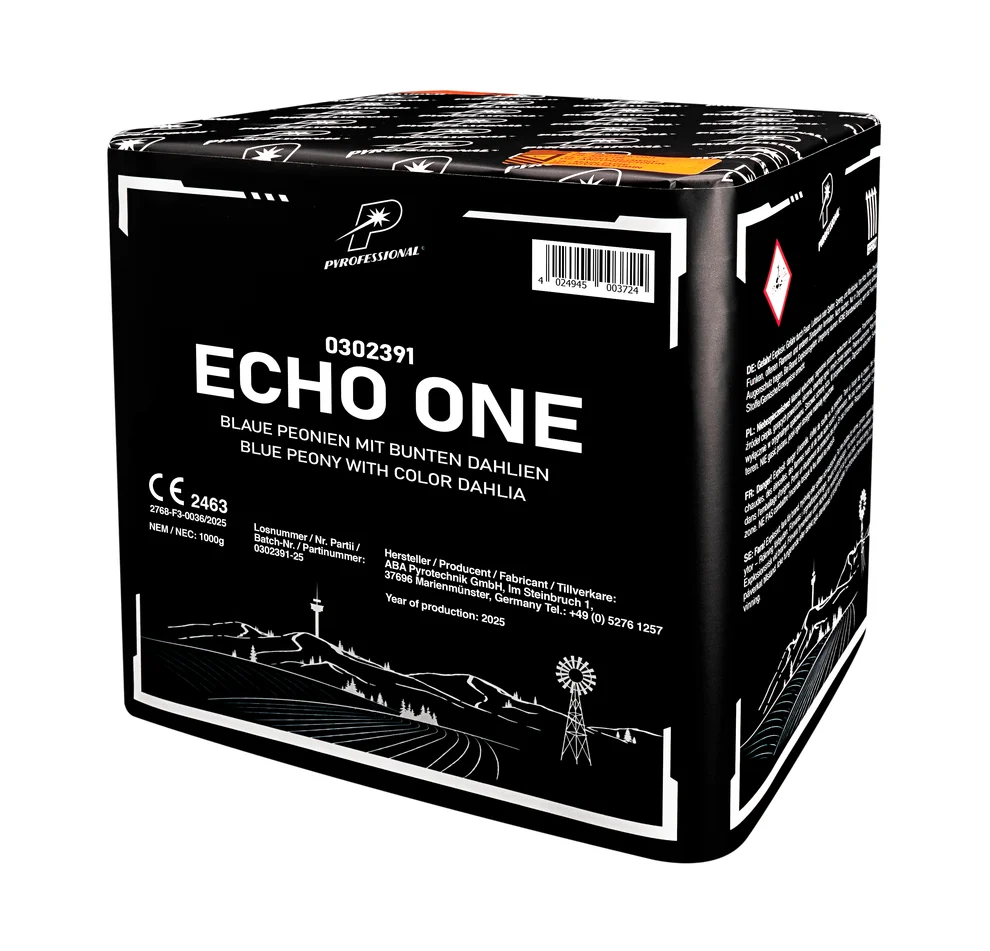 Startrade Echo One, 25 Schuss Feuerwerksbatterie 45mm, F3 