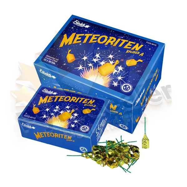 Funke Meteoriten, Kal. A mit Cracker-Effekt. 30 Stück Packung