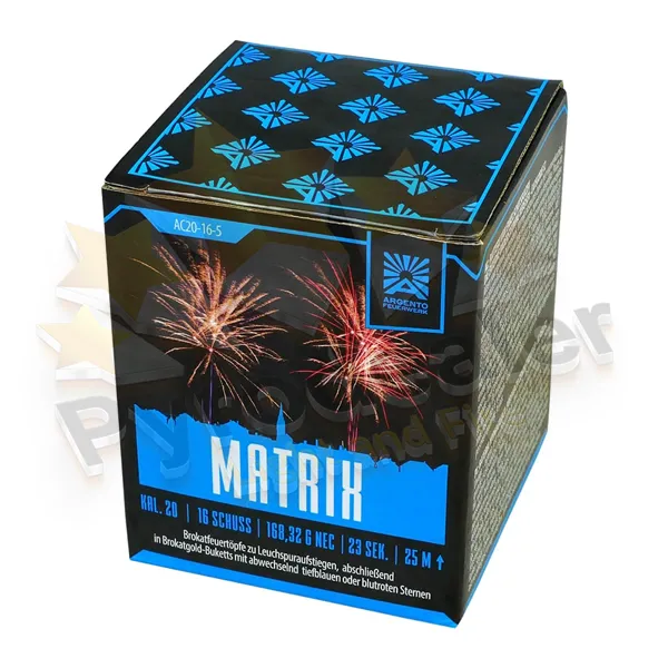 Argento Matrix AC20-16-5,16 Schuss Brokat Feuerwerksbatterie