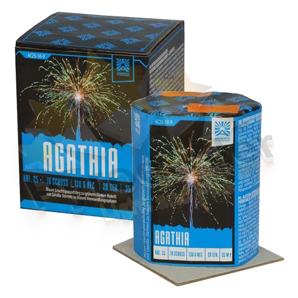 Argento Agathia, 10 Schuss Feuerwerk-Batterie