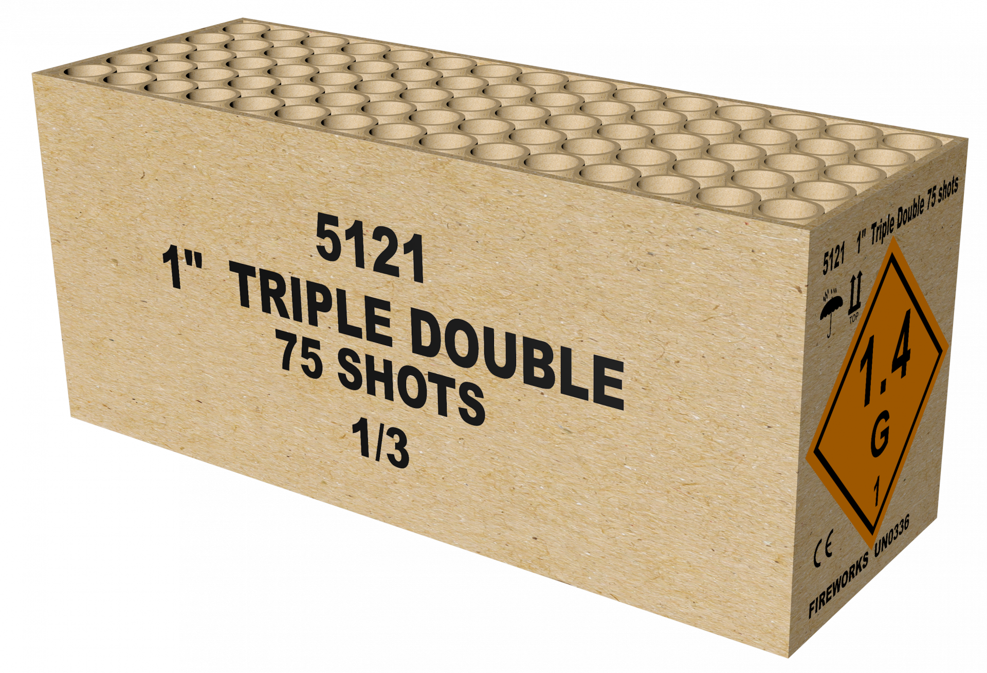 Magnum Triple Double 75 Schuss Feuerwerksverbund, F2