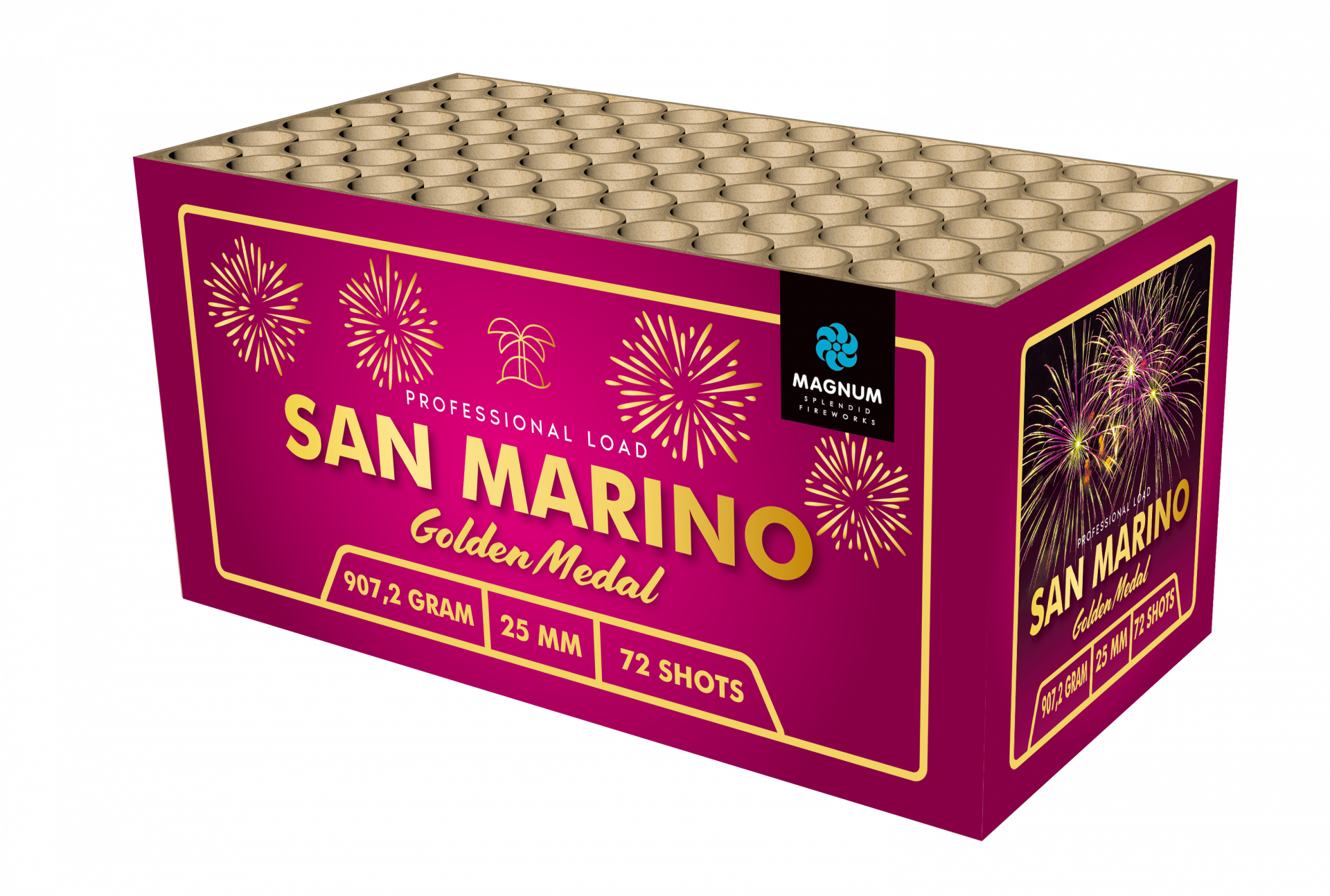 Magnum San Marino Golden Medal 72 Schuss Feuerwerk, F2