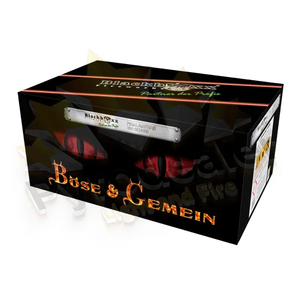 Blackboxx Böse & Gemein, 160 Schuss Batterie