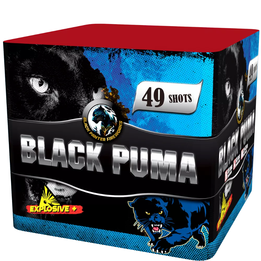 SRPYRO Black Puma, 49 Schuss Batterie F3